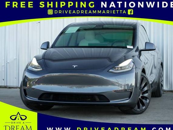 TESLA MODEL Y 2020 5YJYGDEF4LF022981 image